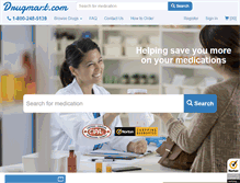 Tablet Screenshot of drugmart.com
